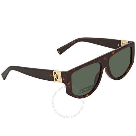 Givenchy Green Rectangular Ladies Sunglasses GV 7156/S 